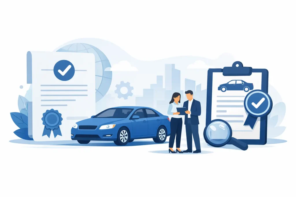 Certificate of Conformity for Vehicle Registration