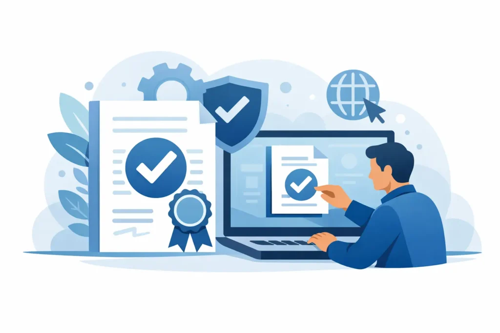 Get an Authentic Certificate of Conformity Online