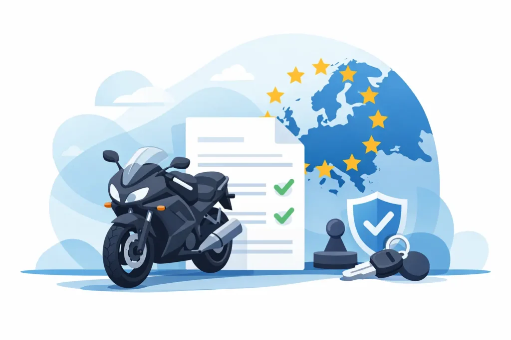 Motorcycle Certificate of Conformity Europe