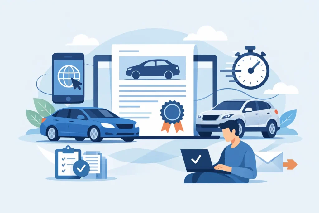 How to Order Vehicle COC Online Fast