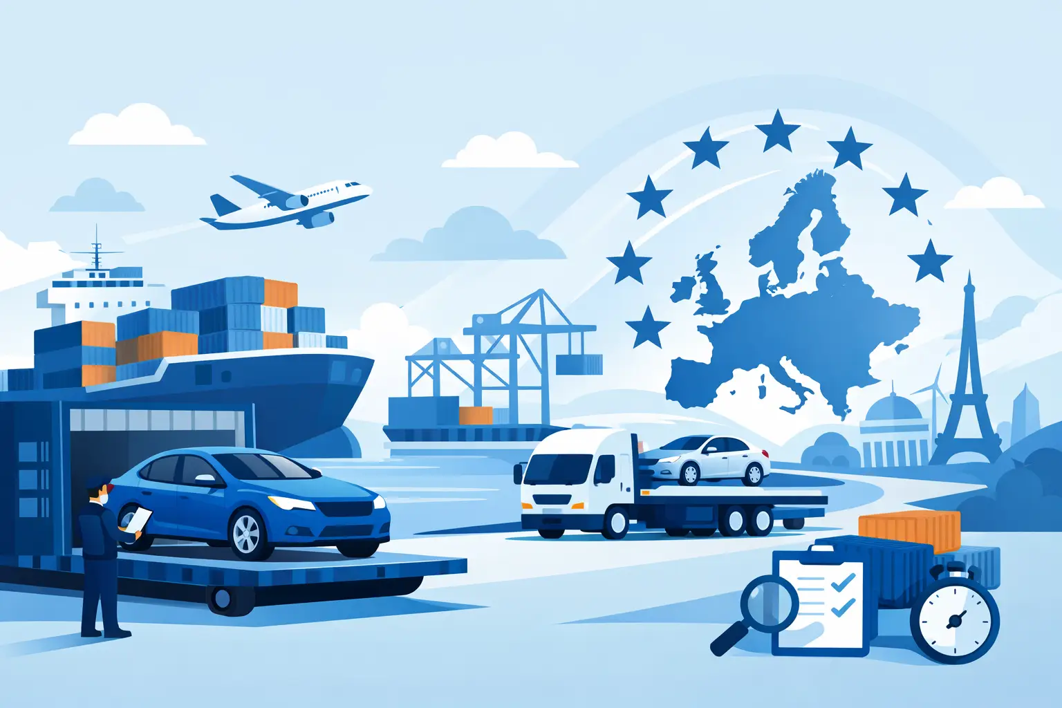 How to Import Car Into Europe Without Delays