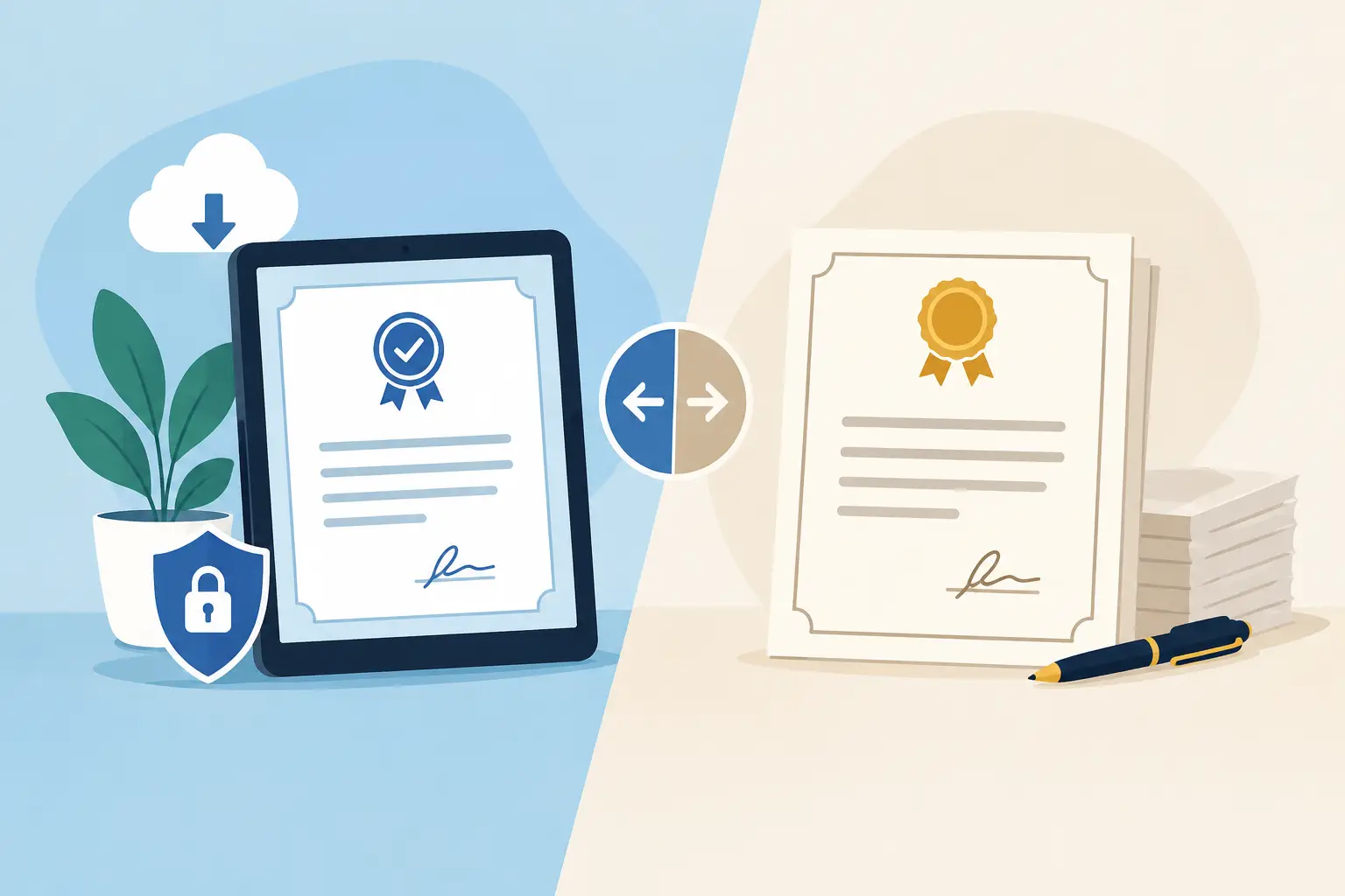 Digital COC vs Paper Certificate: Which Works?