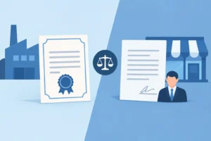 Manufacturer Certificate Versus Dealer Declaration